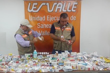 UESVALLE, decomisa medicamentos que serían expendidos de forma ilícita en el municipio de Candelaria