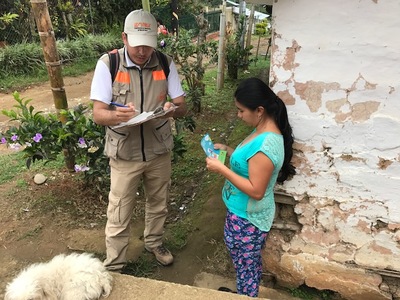 LA UES VALLE REALIZÓ JORNADA MASIVA DE APLICACIÓN DE ENCUESTAS DE ATENCIÓN PRIMARIA EN SALUD EN ZONA RURAL DEL MUNICIPIO DE DAGUA